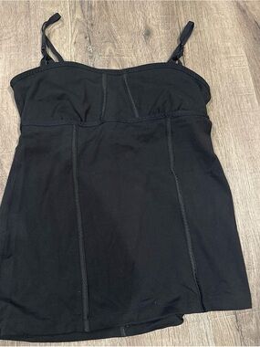 Lululemon Black Spaghetti Strap Tank Top